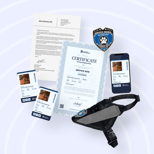 Psychiatric Service Dog Kit Complete + Signed PSD Letter